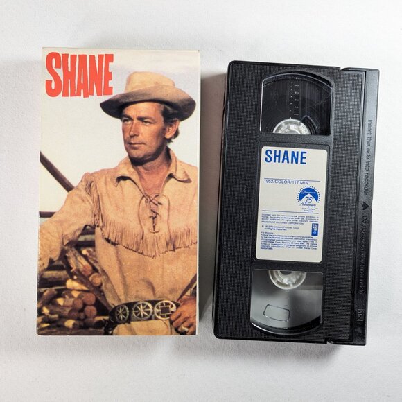 3/$15 Vintage VHS tape SHANE American classic Western 6 x academy award winner - Picture 3 of 3